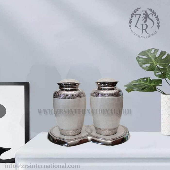 White Ash Urns-Cremation Urns for Ashes for Men & Women