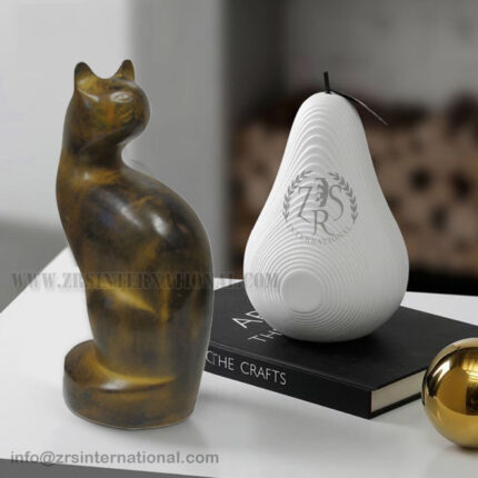 Beautiful Glossy Finish - Cat Shape URN