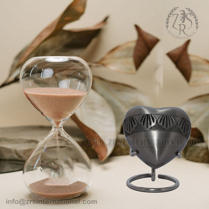 Heart Urns for Human Ashes - Small Urn for Ashes for Women & Men with Stand - Mini Urn Heart Shaped Keepsake