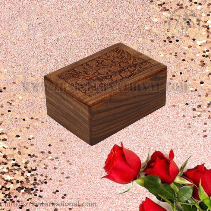 Cremation Memorial Urns for Human Ashes Adult Male Female, Wooden Urns Box and Casket for Ashes Men Women Child, Large Burial Funeral Urns for Ashes