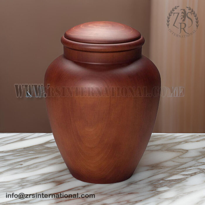 Turn Wood Cremation Urn for Ashes