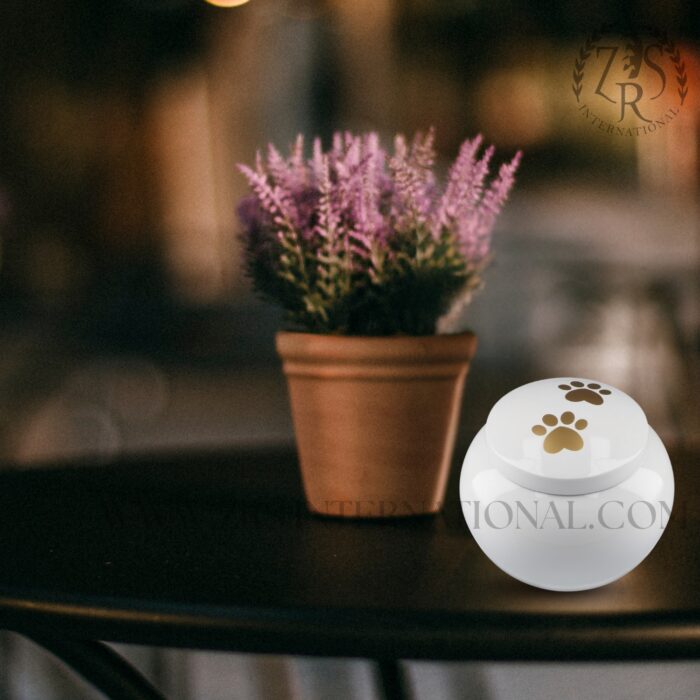 White Pot Cremation Urns for Human Ashes Adult for Funeral, Burial, Urns for Human Ashes